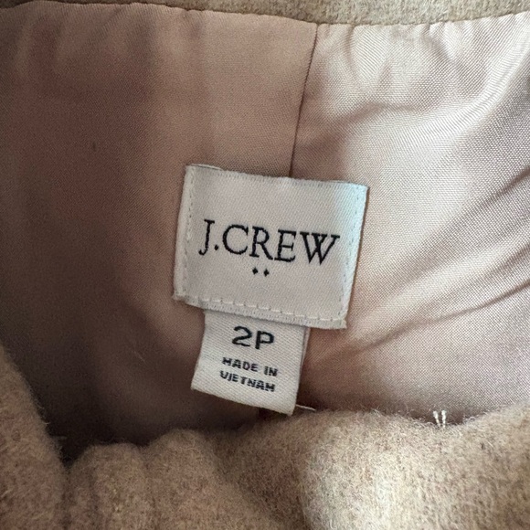 J. Crew Factory Petite Button Neck City Coat - Picture 3 of 5